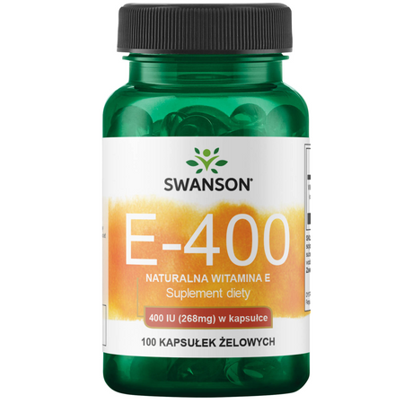 Swanson Natural Witamina E-400 100 kapsułek