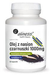 Aliness Czarny Kmin (Black Cumin) Olej 1000 mg 60 kapsułek