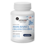 Aliness MSM (Metylosulfonylometan) Plus 180 tabletek