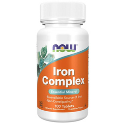 Now Foods Iron Complex Vegetarian 100 tabletek