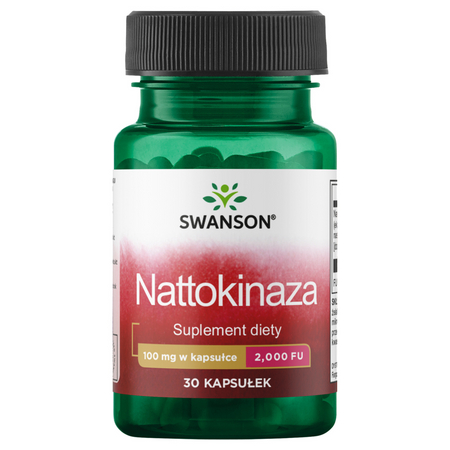 Swanson Nattokinaza 100 mg 30 kapsułek