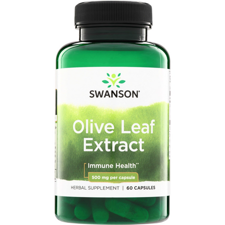 Swanson Liść Oliwny (Olive Leaf) Extract 500 mg 60 kapsułek