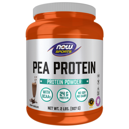 Now Foods Pea Protein Puder Czekolada 907 g