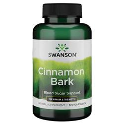 Swanson Cynamon (Cinnamon) Maximum Strength 120 kapsułek