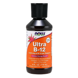 Now Foods Witamina B12 Ultra Liquid 118 ml krople