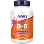 Now Foods Witamina B6 100 mg 250 kapsułek