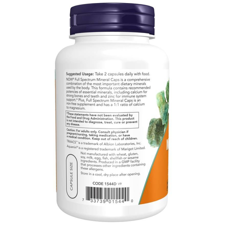 Now Foods Full Spectrum Mineral Caps 120 kapsułek