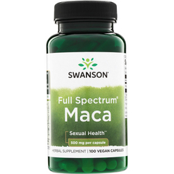 Swanson Maca (Lepidium meyenii) 500 mg 100 kapsułek