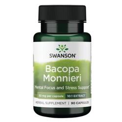 Swanson Bacopa Monnieri - 10:1 Extract 50 mg 90 kapsułek