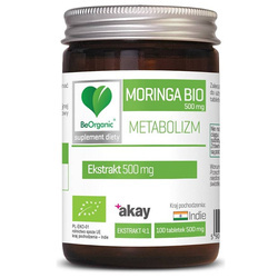 BeOrganic Moringa BIO 500 mg Extract 100 tabletek