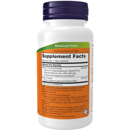 Now Foods Kasztanowiec (Horse Chestnut) Extract 300 mg 90 kapsułek