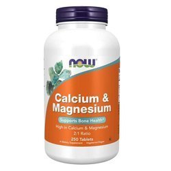 Now Foods Wapń i Magnez 250 tabletek