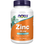 Now Foods Glukonian Cynku 50 mg 250 tabletek