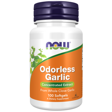 Now Foods Odorless Garlic 100 kapsułek