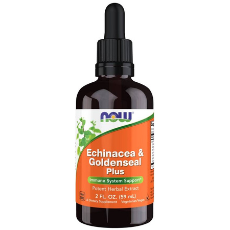 Now Foods Echinacea i Goldenseal Plus 59 ml krople