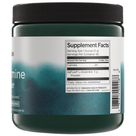 Swanson AjiPure L-Glutamina 340 g