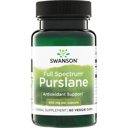Swanson Full Spectrum Purslane 400 mg 60 kapsułek