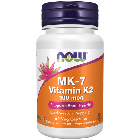 Now Foods MK-7 Witamina K-2 100 mcg 60 veg kapsułek