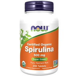 Now Foods Spirulina 500 mg 200 tabletek