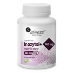 Aliness Inozytol+ Myo D-Chiro 650 mg 100 kapsułek vege
