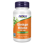 Now Foods Ginkgo Biloba 60 mg 120 kapsułek
