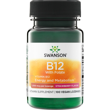 Swanson Witamina B12 1000 mcg 100 tabletek do ssania