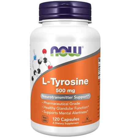 Now Foods L-Tyrosine 500 mg 120 kapsułek