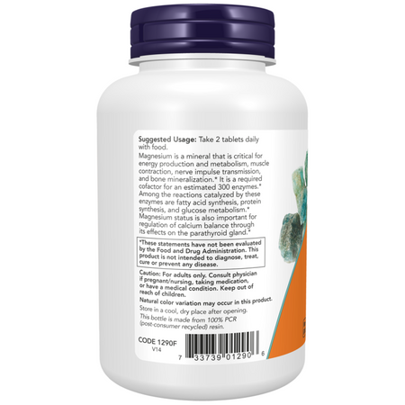 Now Foods Magnesium Citrate 200 mg 100 tabletek