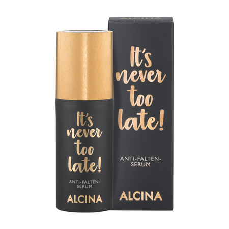 ALCINA It's never too late Anti-Wrinkle Serum – serum do twarzy przeciwzmarszczkowe, 30 ml