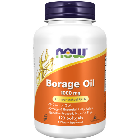 Now Foods Borage Oil 1000 mg 120 kapsułek