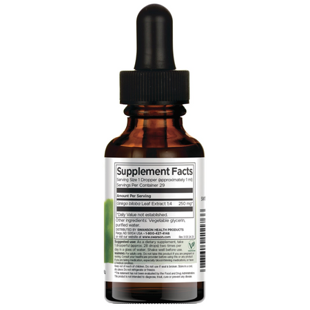 Swanson Ginkgo Biloba Extract 29,6 ml krople