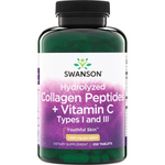 Swanson Hydrolizowane Kolagenowe Peptydy Typu I i III 250 tabletek