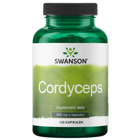 Swanson Cordyceps 600 mg 120 kapsułek