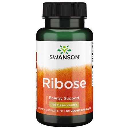 Swanson Ryboza (Ribose) 750 mg 60 kapsułek