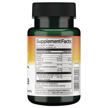 Swanson Kyoto Chlorella 300 tabletek