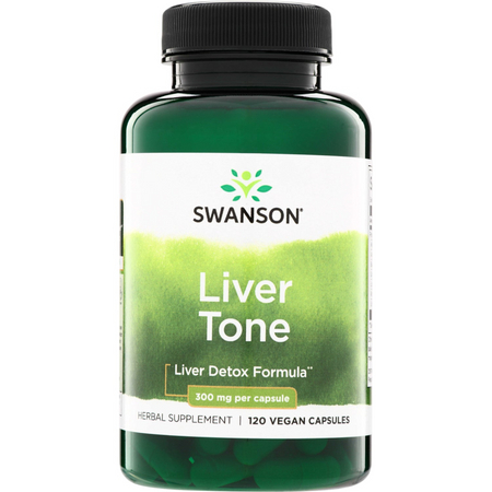 Swanson Liver Tone Detox Formuła 300 mg 120 kapsułek