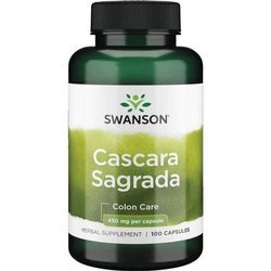 Swanson Cascara Sagrada 450 mg 100 kapsułek