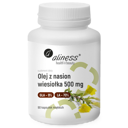 Aliness Olej z Wiesiołka 500 mg 90 kapsułek