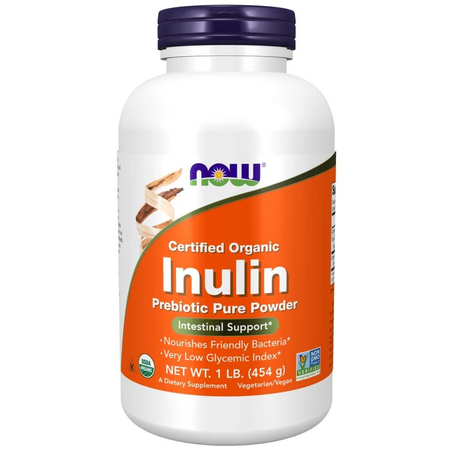 Now Foods Inulin Prebiotic Pure Powder 454 g