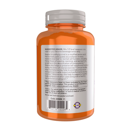 Now Foods Betaine Puder 170 g