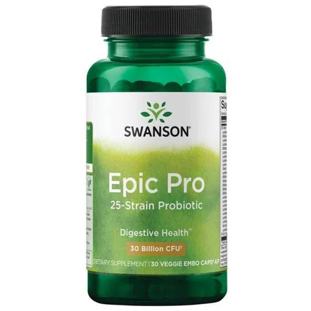 Swanson Epic Pro 25-Strain Probiotic 30 kapsułek