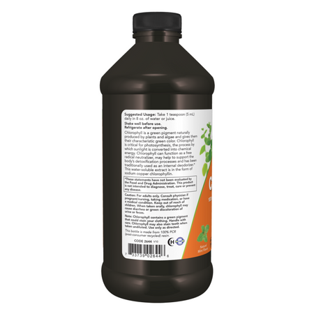 Now Foods Chlorofil Liquid Mint 473 ml płyn