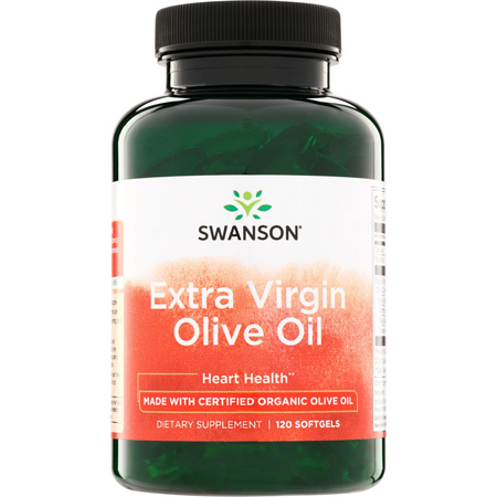 Swanson Olej z Oliwek (Olive Oil) 1000 mg 120 kapsułek