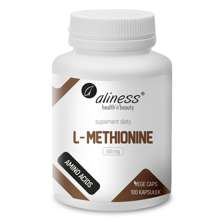 Aliness L-Metionina 500 mg 100 kapsułek vege