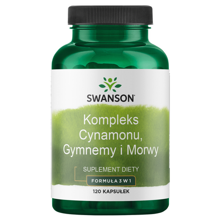 Swanson Cynamon, Gymnema i Morwa Complex 120 kapsułek