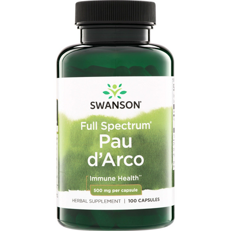 Swanson Pau d'Arco 500 mg 100 kapsułek