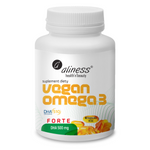 Aliness Vegan Omega-3 DHA 500 mg Forte 60 vege kapsułek