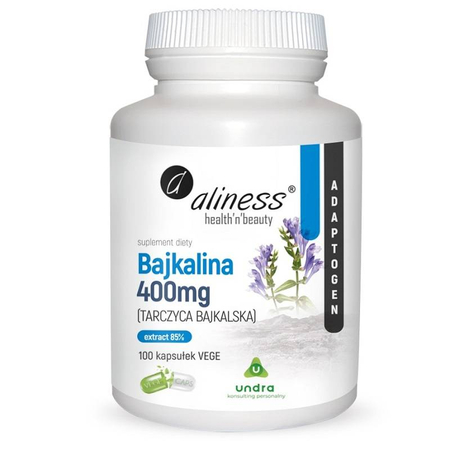 Aliness Tarczyca Bajkalska 400 mg 100 vege kapsułek