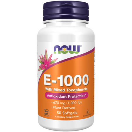 Now Foods Witamina E-1000 50 kapsułek