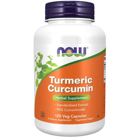 Now Foods Turmeric Curcumin 665 mg 120 kapsułek